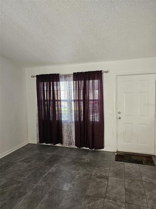 Front windows in Living room