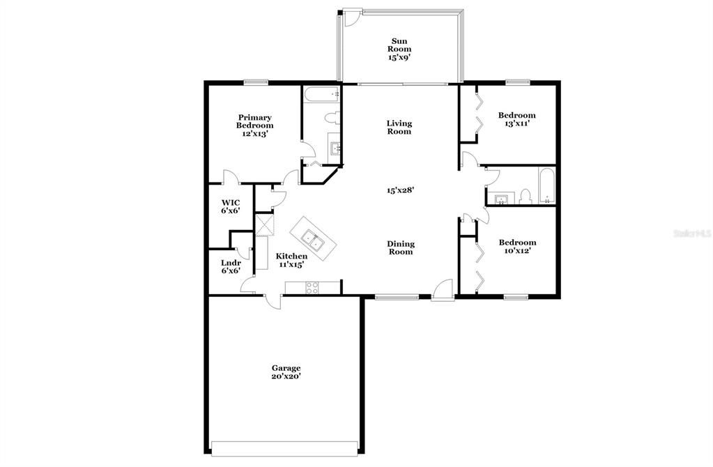 For Rent: $2,220 (3 beds, 2 baths, 1408 Square Feet)