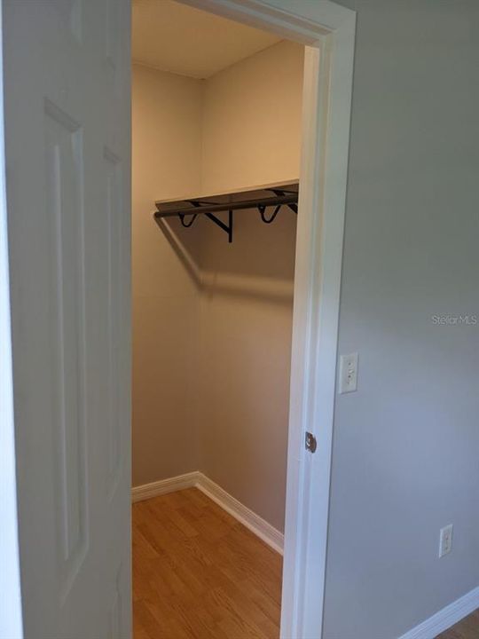 Primary walk in closet