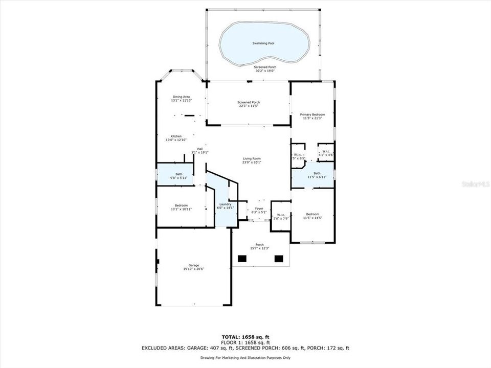 Activo con contrato: $379,999 (3 camas, 2 baños, 1857 Pies cuadrados)