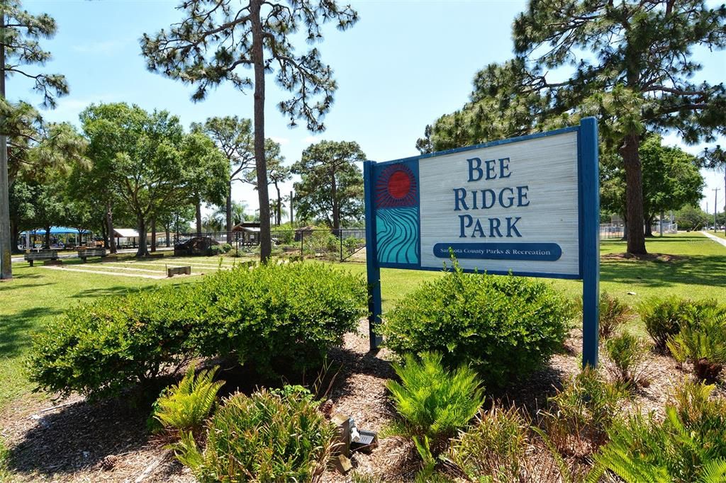 Bee Ridge Park is just a few blocks away...