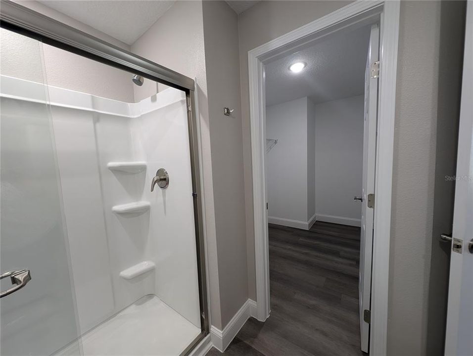 Primary walk-in closet