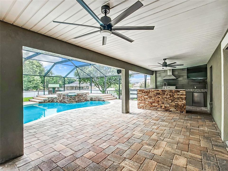 Paver Pool Deck