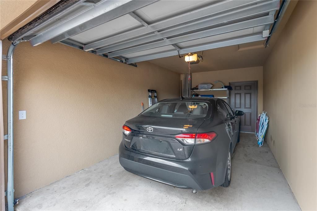 Inside of garage