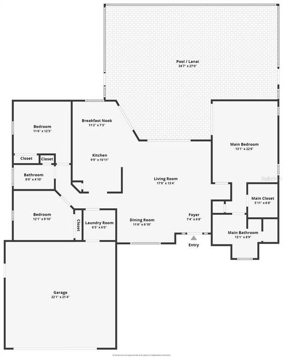 Active With Contract: $385,000 (3 beds, 2 baths, 1527 Square Feet)