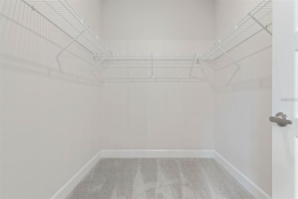 Walk in closet in Primary Bedroom