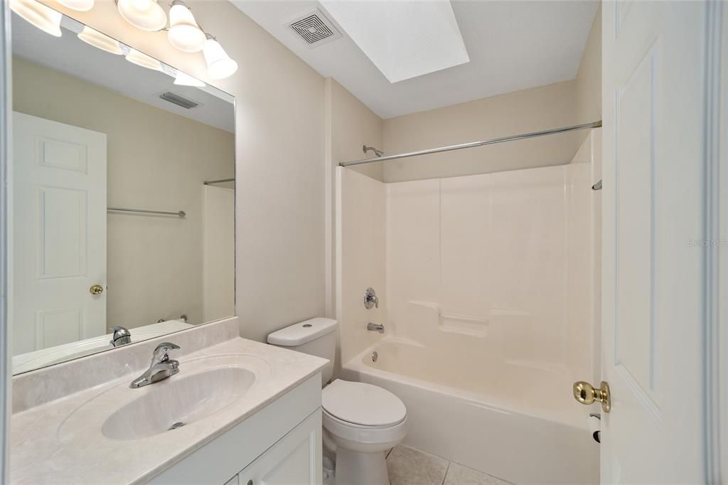 HALL BATH ADJACENT TO GUEST ROOM #1