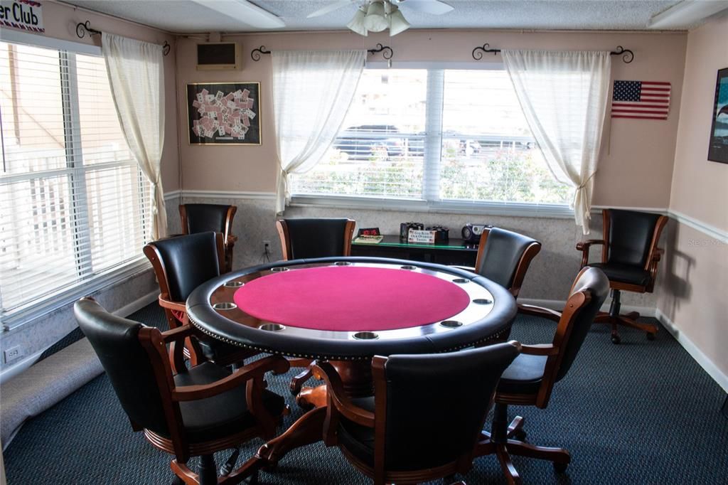 Card Room in Main Clubhouse