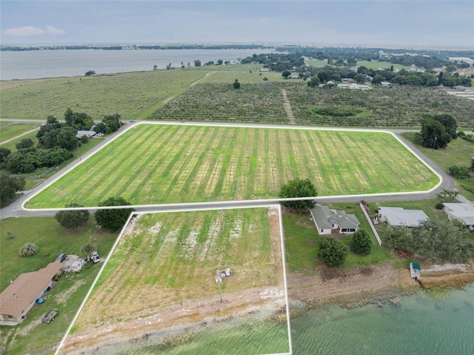 6.8 ACRES INCLUDES LAKE FRONT LOT