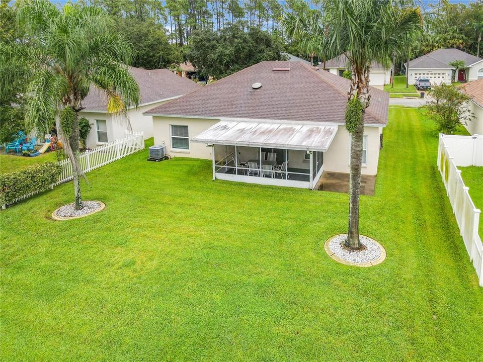 Aerial View Backyard