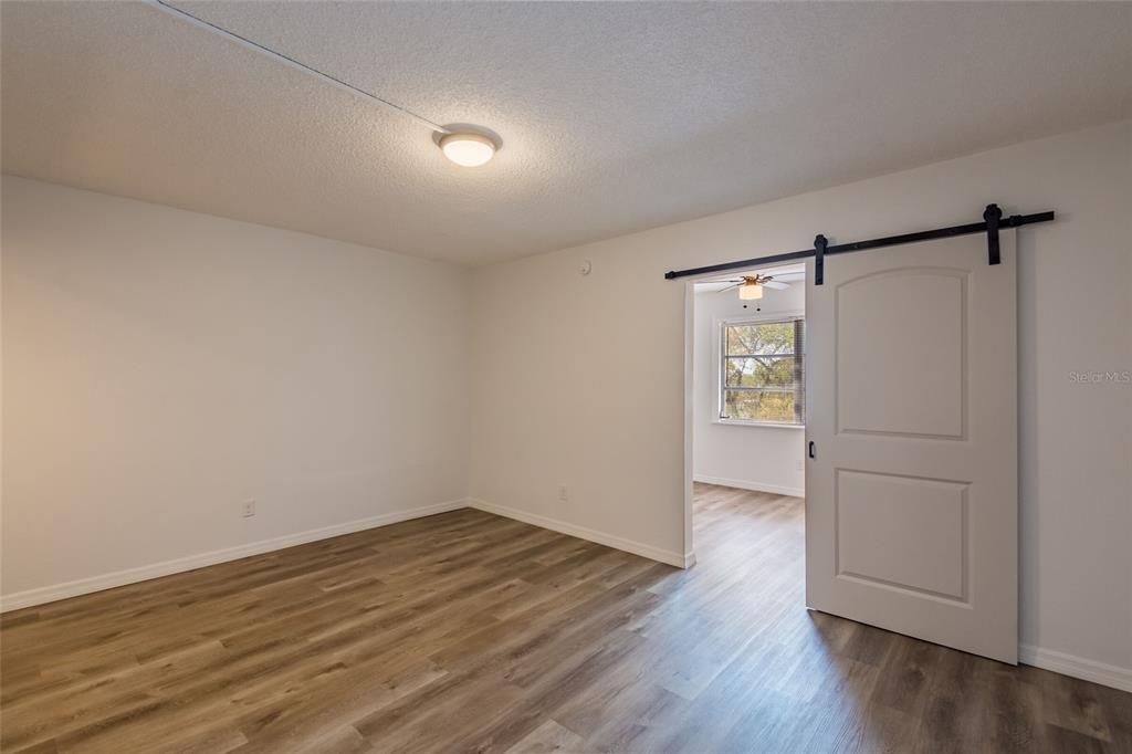 Living area with bonus room