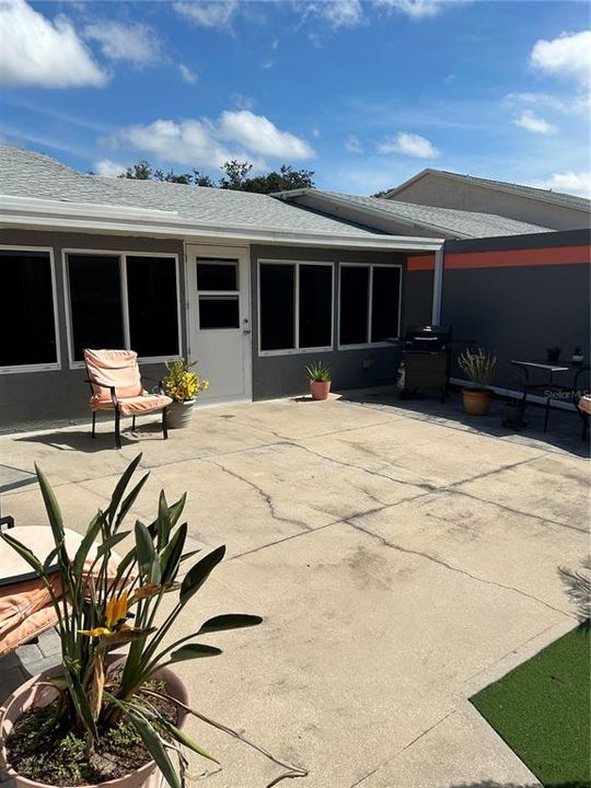 Enclosed Back Patio