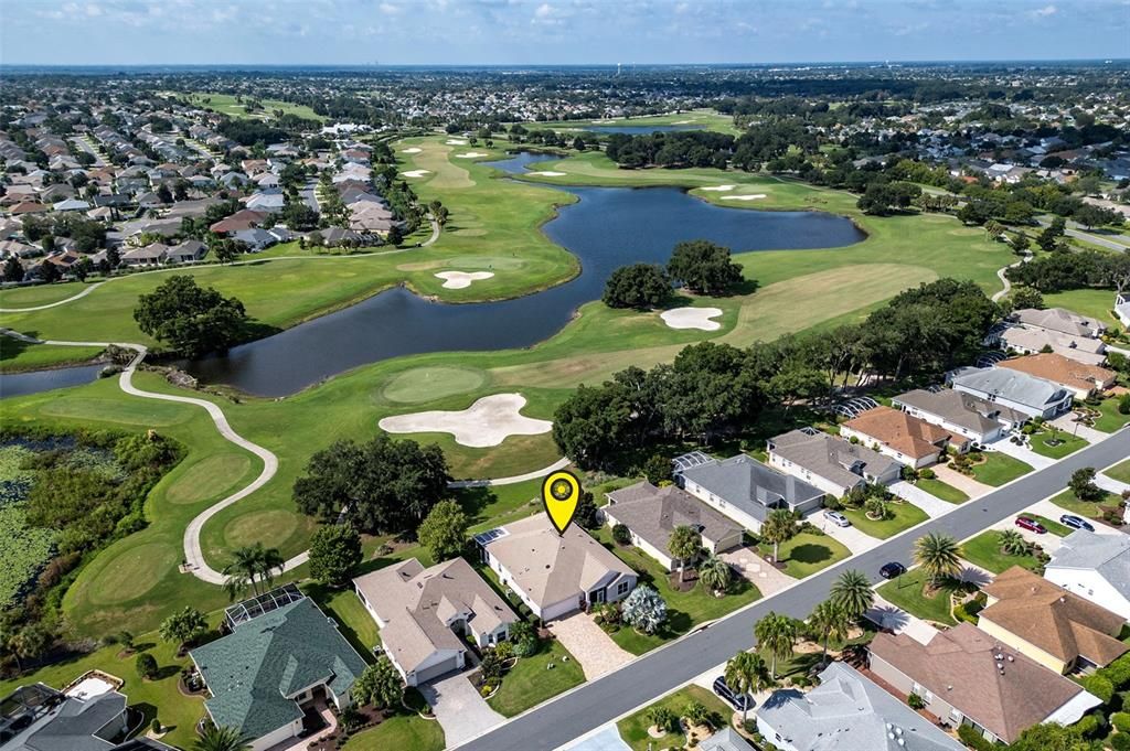 View of neighborhood and golf course