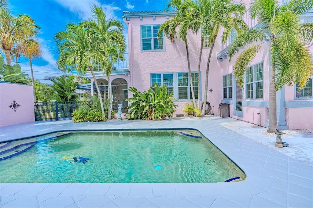 Courtyard + Heated Pool