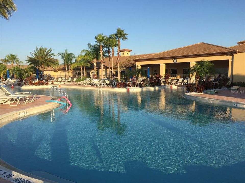 RESORT POOL WITH CLUBHOUSE