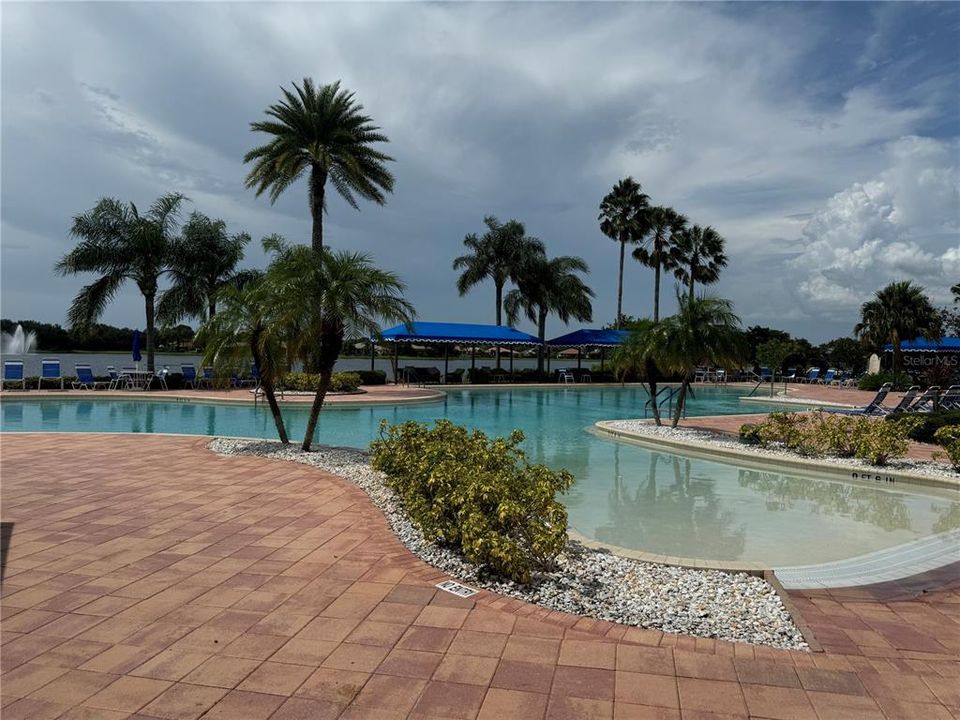 RESORT STYLE POOL WITH BEACH ENTRY