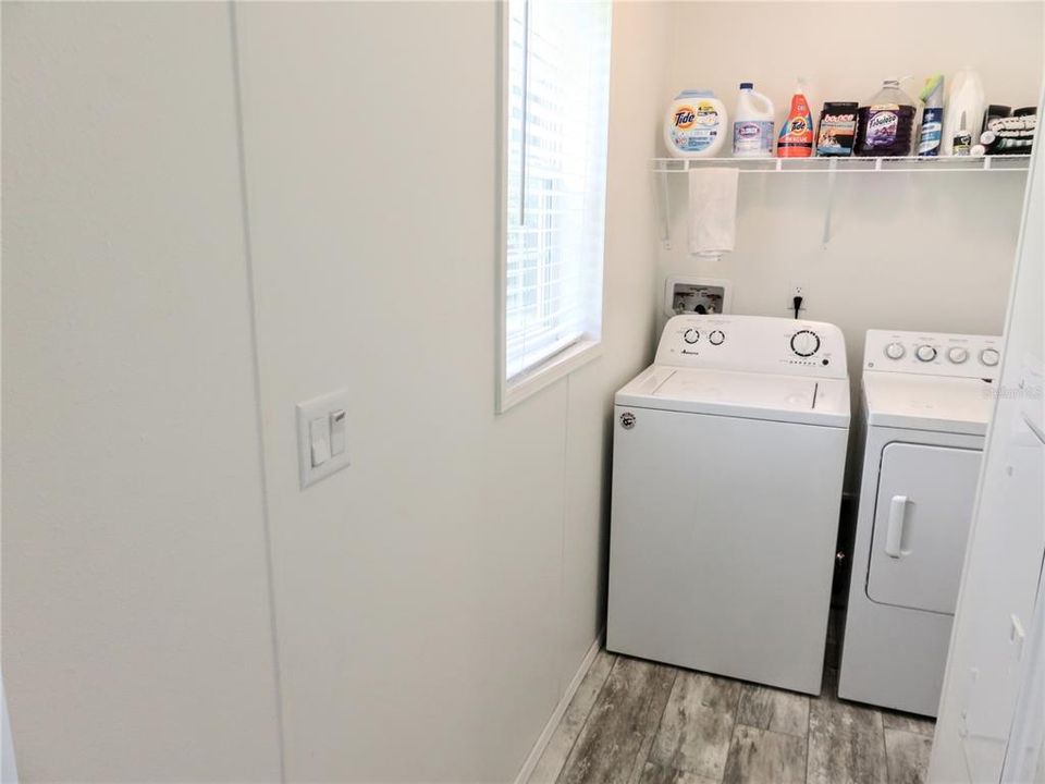 INDOOR Laundry area.