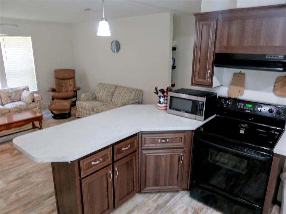 Open Floor plan with Breakfast Bar. Great for family and entertaining.