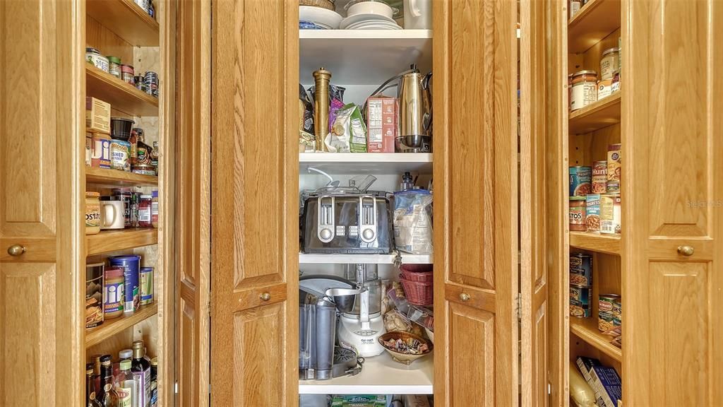 Kitchen Built-in Pantry Storage