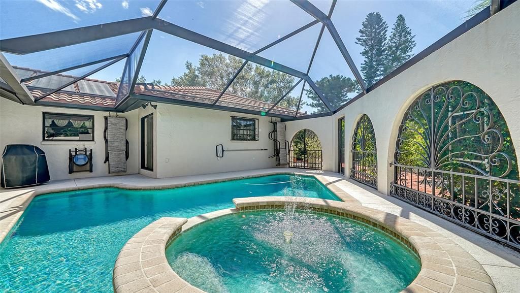 Private Spa with Fountain