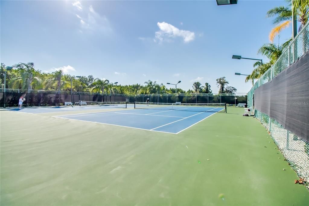 Tennis/pickleball courts