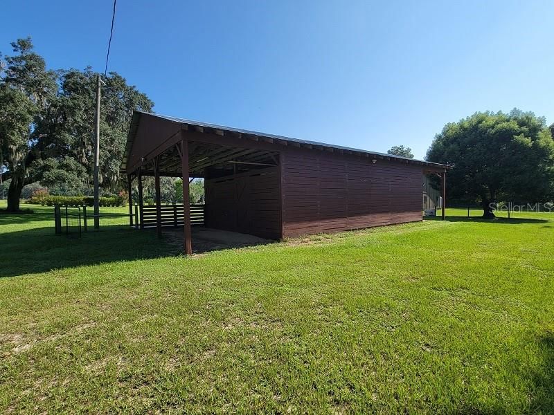 Back of the barn