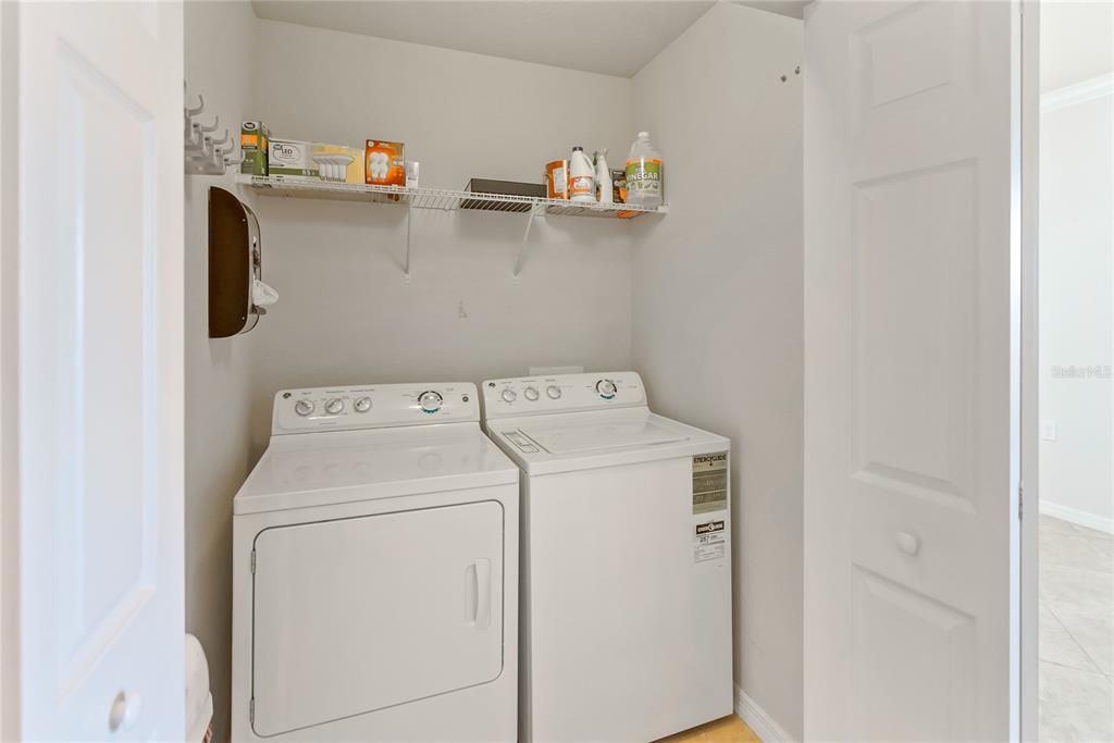 Washer and Dryer convey with the home