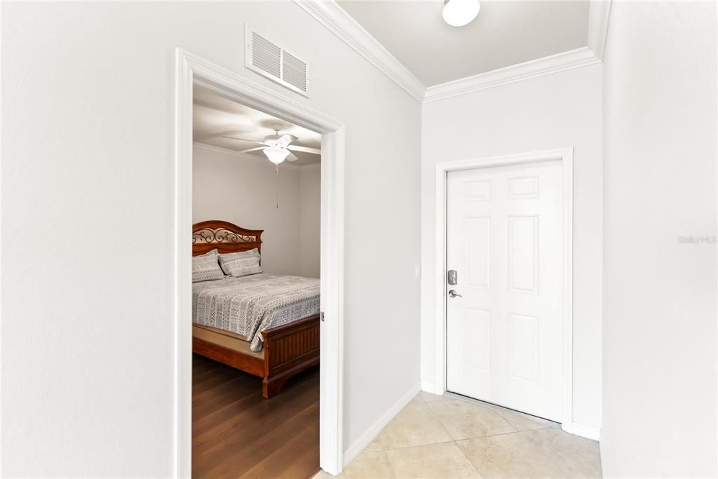 Looking back towards Primary Bedroom (Left) and Front Entryway Door (Second Bedroom and Bathroom is to the right out of frame)