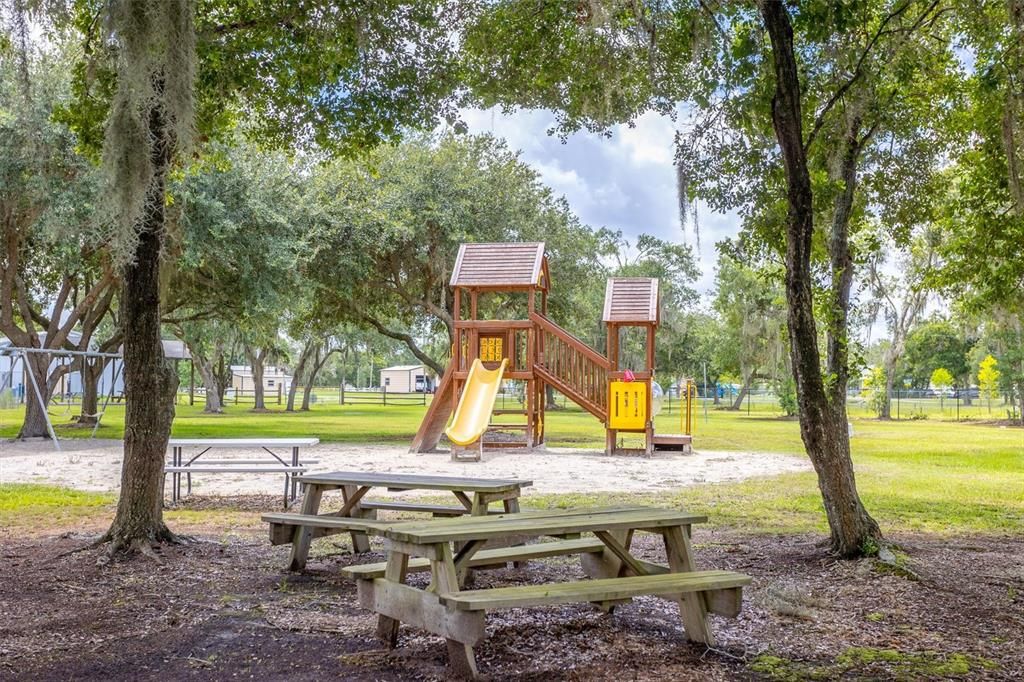 Sundance Park playground also has grill and picnic tables disc golf and volley ball