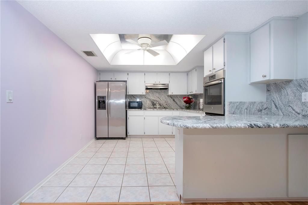 kitchen new granite counters and back splash new appliances