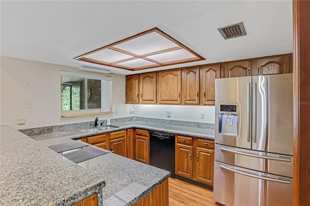 Kitchen view from living room