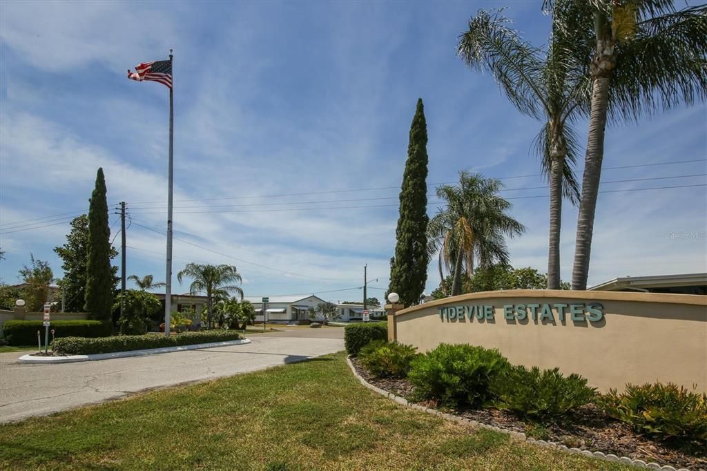 Tidevue Estates Entrance