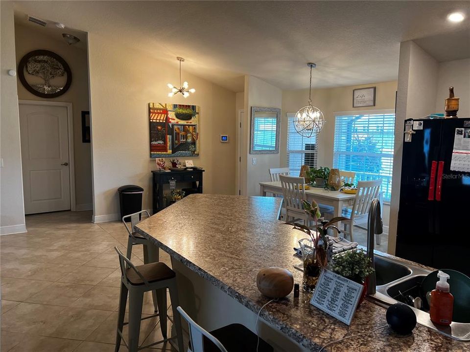 Kitchen with Island Seating