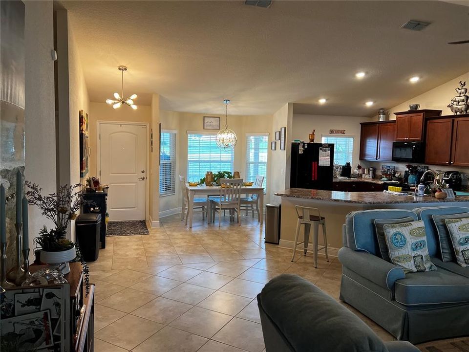 Living Room-Kitchen-Dining Room