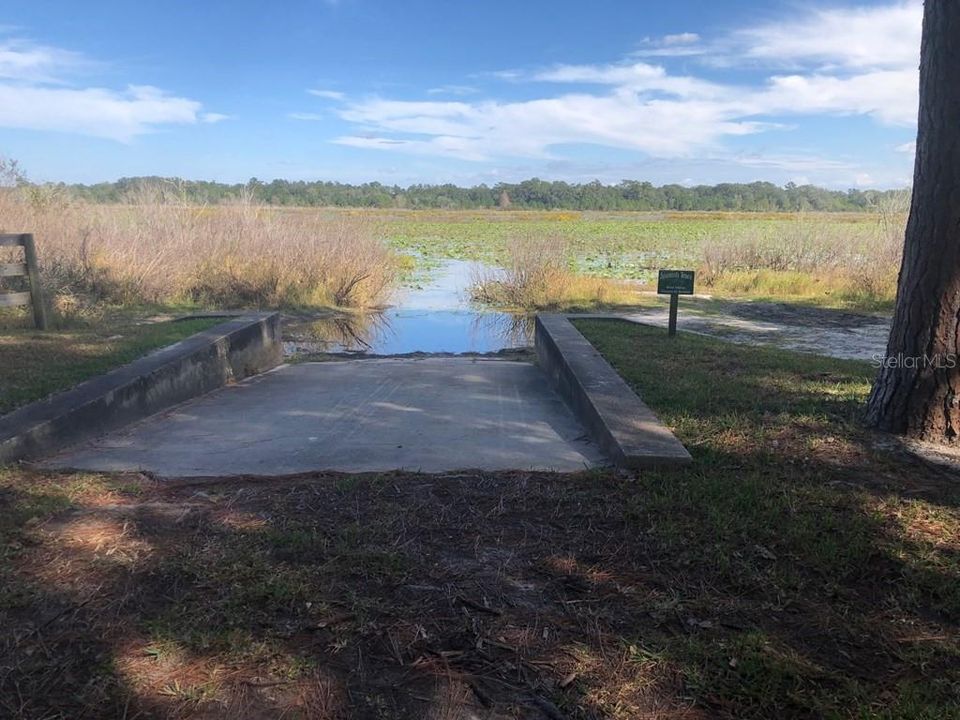 community park boat ramp