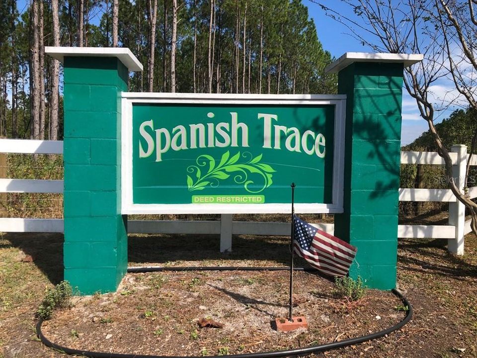 Spanish Trace Entrance