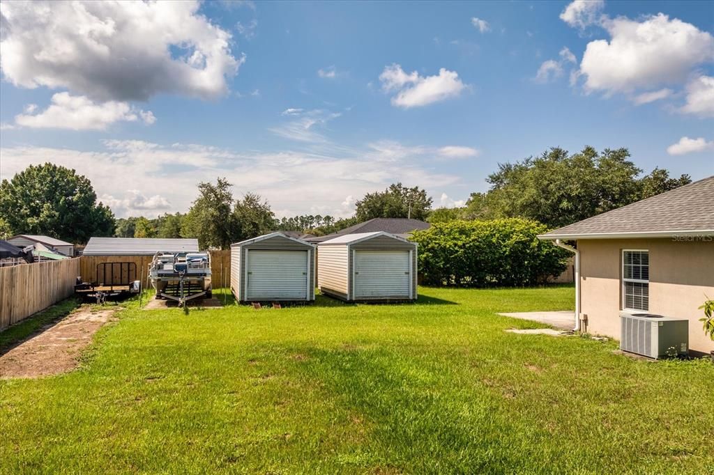 2 sheds