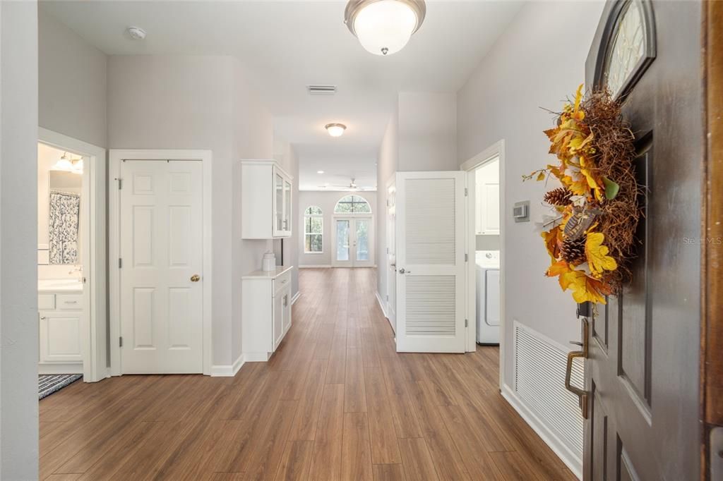 Nice Foyer Entry with Closet, and Built-In