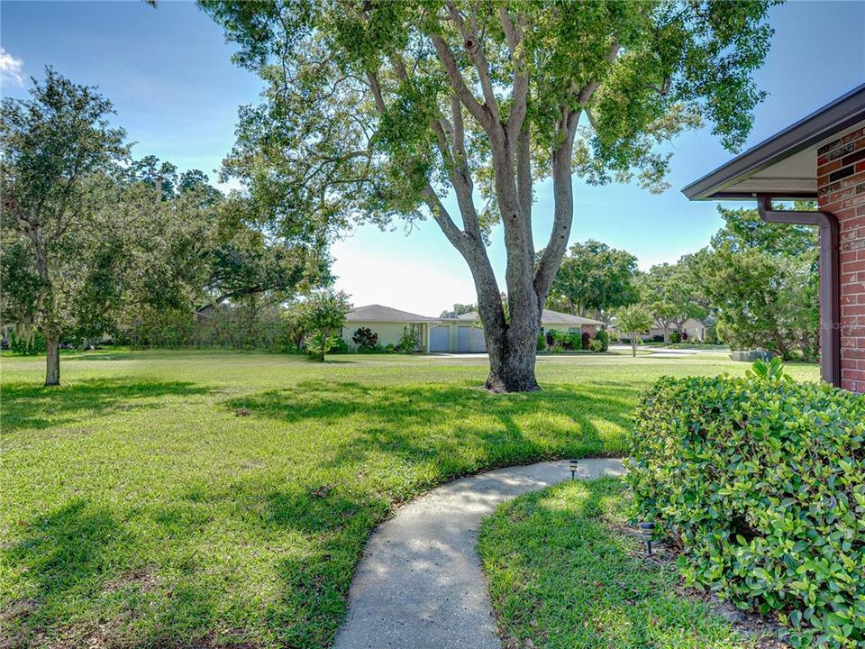 Peaceful private walkway to front door entry~