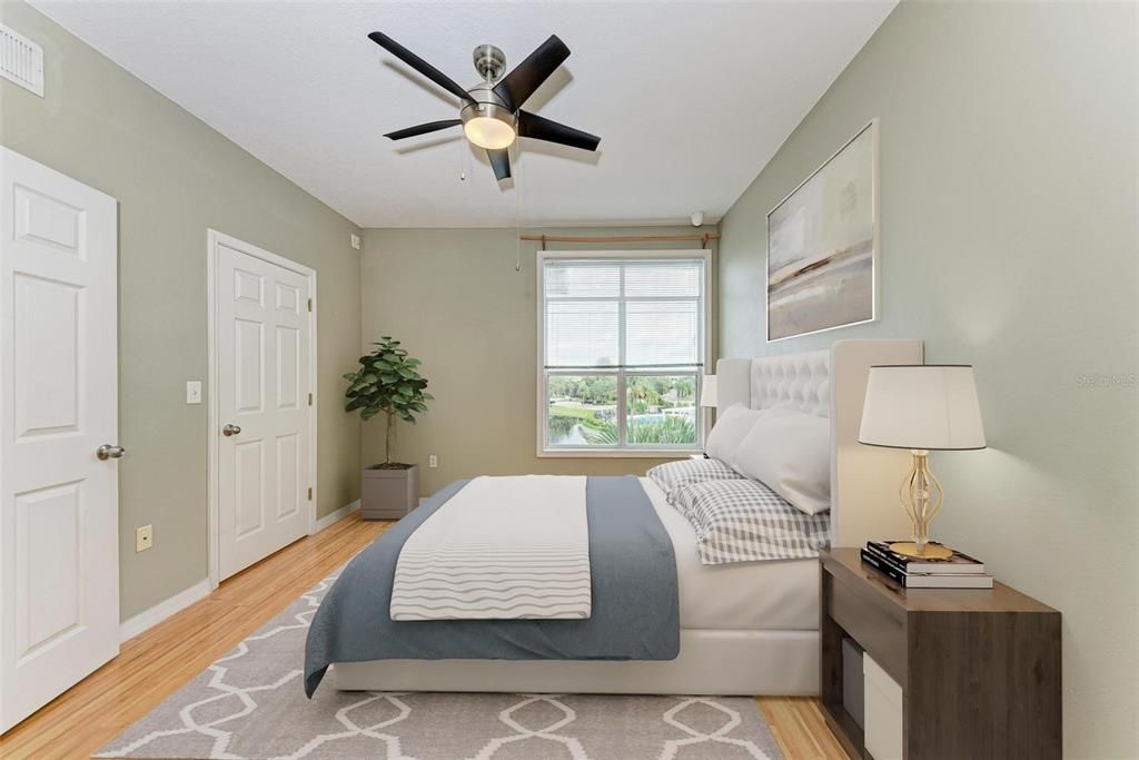 Virtual Staging Primary Bedroom