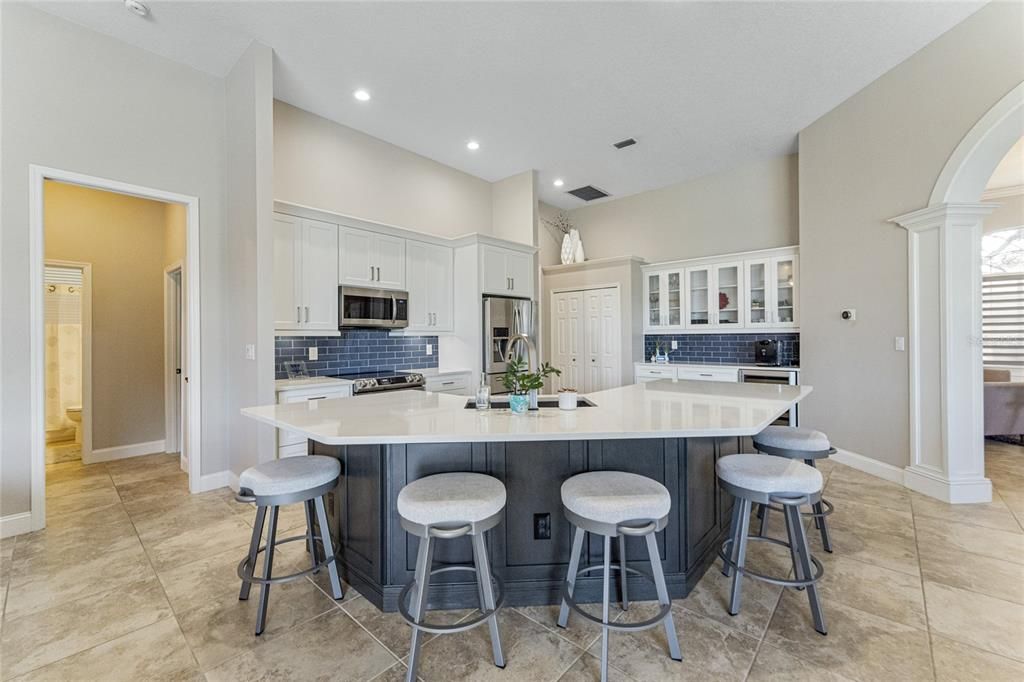 Kitchen from family room