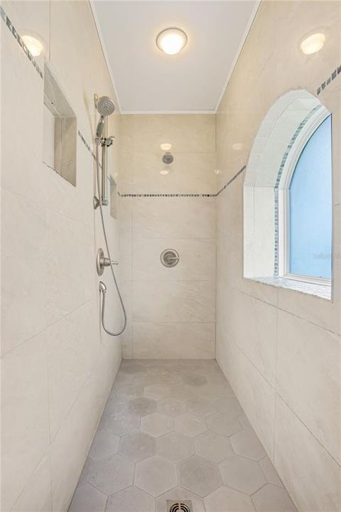 Big walk-in shower