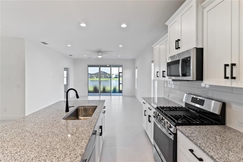 Kitchen with Gas Stove