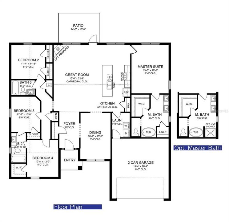 2117 Craftsman 3 car garage side entry lot 42D.  Rendering does not show side entry garage.