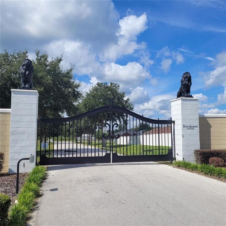 Dorchester Estates main entrance