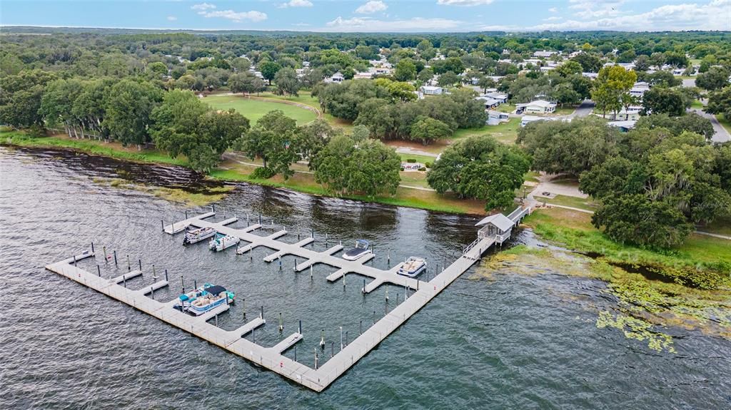 Marina on Lake Yale