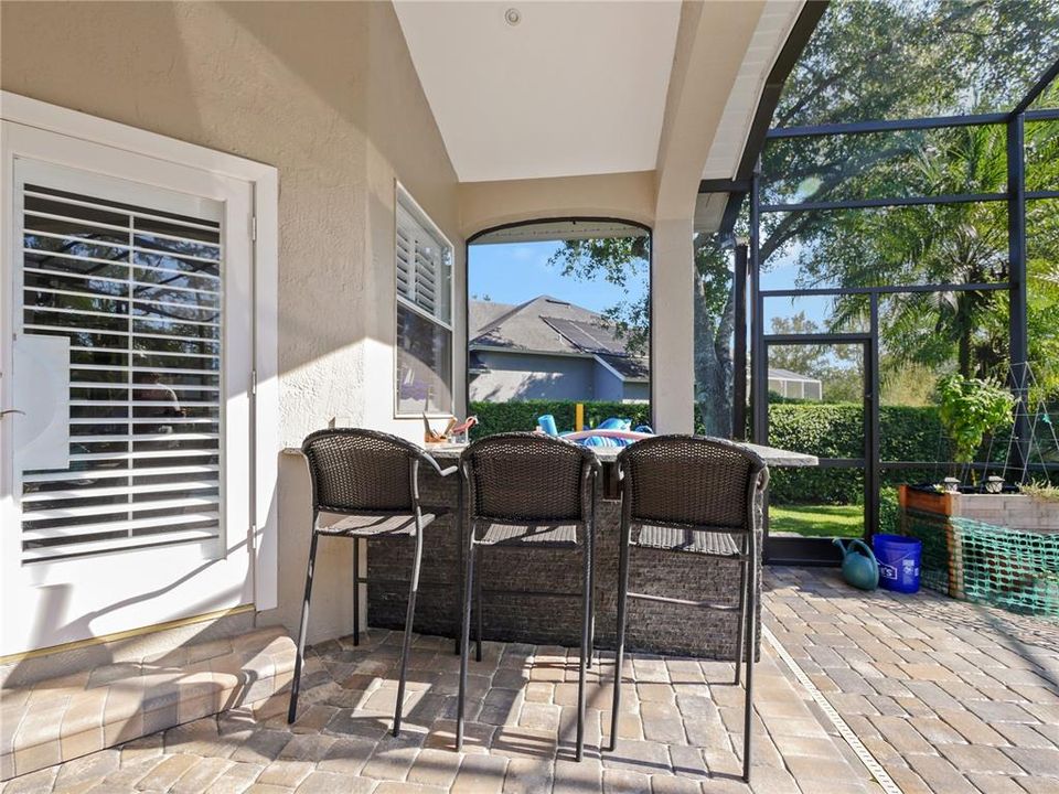 SUMMER KITCHEN VIEW FROM PATIO