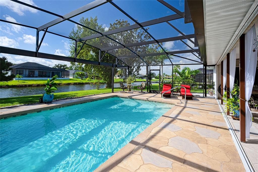 Pool Lanai View.