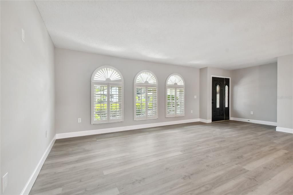 Nice open space in the family room.