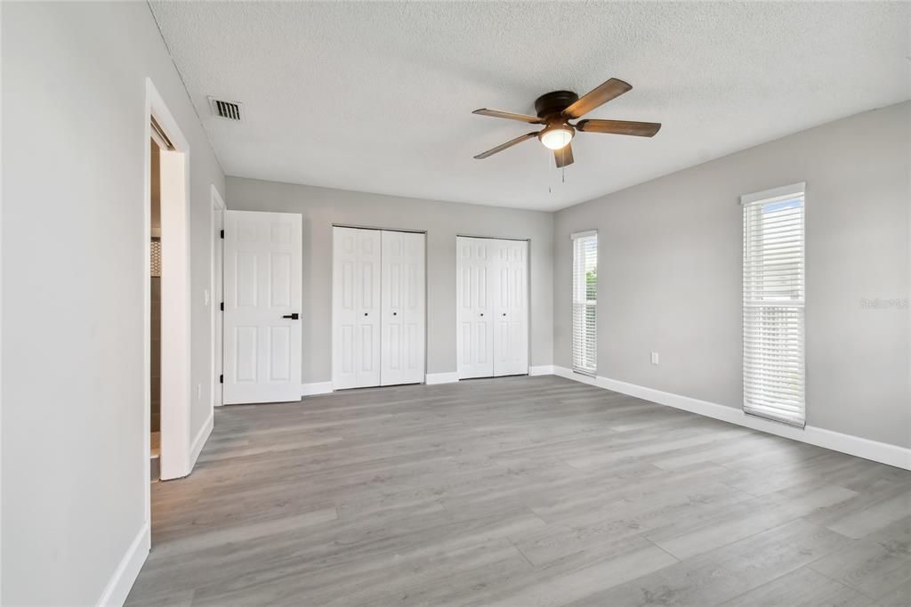 Primary Bedroom is ample size with en suite bathroom.